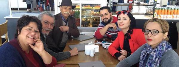 عکس های مانی کسراییان و چکامه چمن ماه