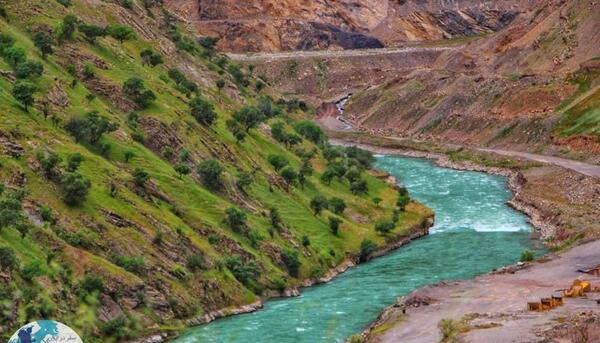 عکس نقشه رودهای ایران