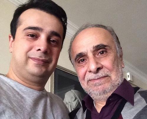 عکس سپند امیرسلیمانی و پدرش