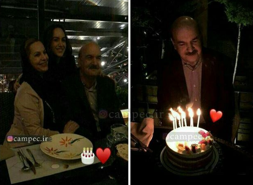 عکس مرجان مدرسی و ایرج طهماسب