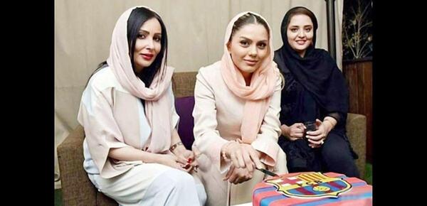 عکس پرستو صالحی زیر آسمان شهر