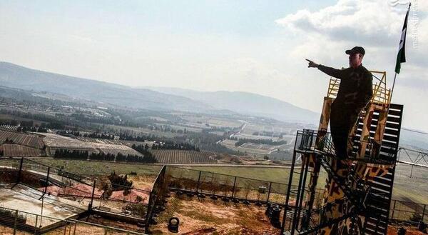 عکس حاج قاسم سلیمانی در فلسطین