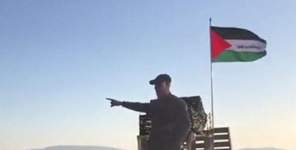 عکس حاج قاسم سلیمانی در فلسطین