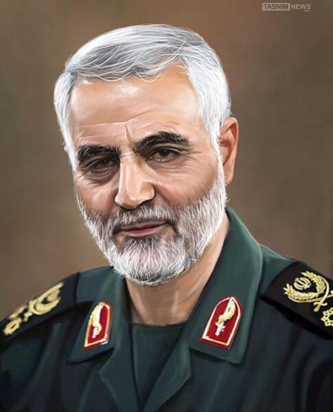 عکس حاج قاسم سلیمانی فول اچ دی
