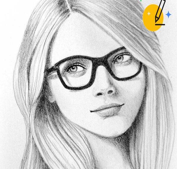 عکس نقاشی طراحی با مداد