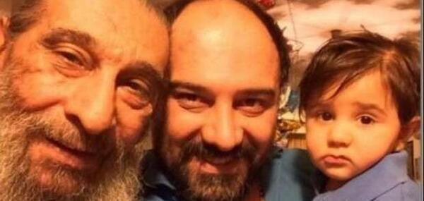 عکس برزو ارجمند و پدرش
