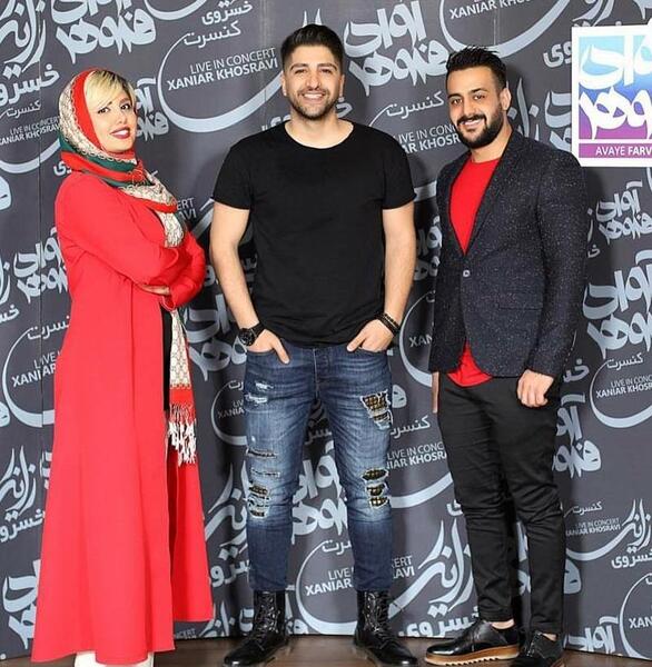 عکس زانیار خسروی با همسرش