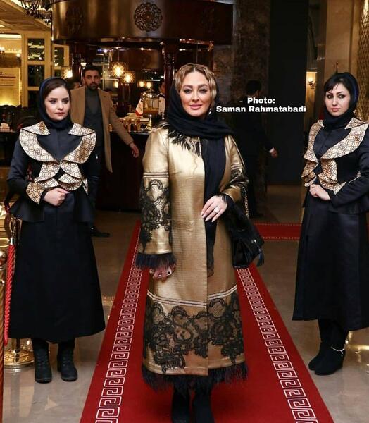 عکس الهام حمیدی با مانتو