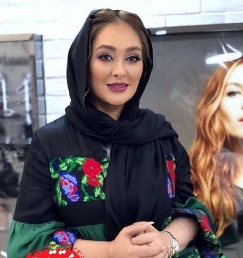 عکس الهام حمیدی با مانتو