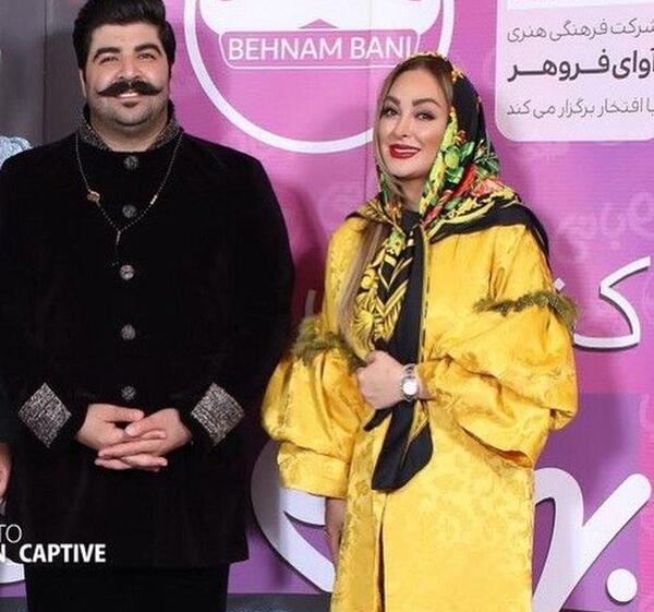 عکس الهام حمیدی با مانتو