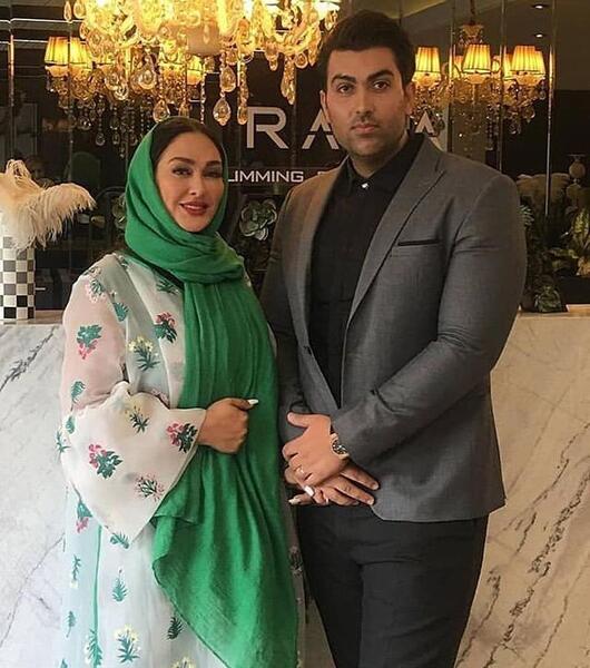 عکس الهام حمیدی با مانتو