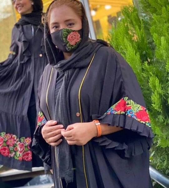 عکس شیلا خداداد با ماسک