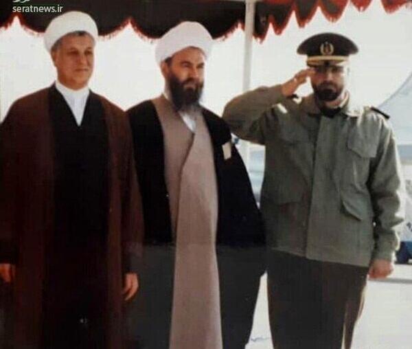 عکس سردار سلیمانی کنار رئیسی