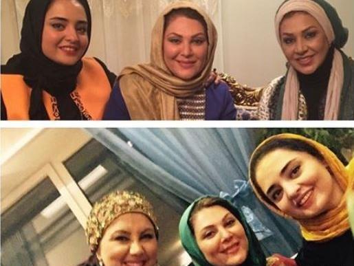 عکس بهنوش بختیاری و نرگس محمدی