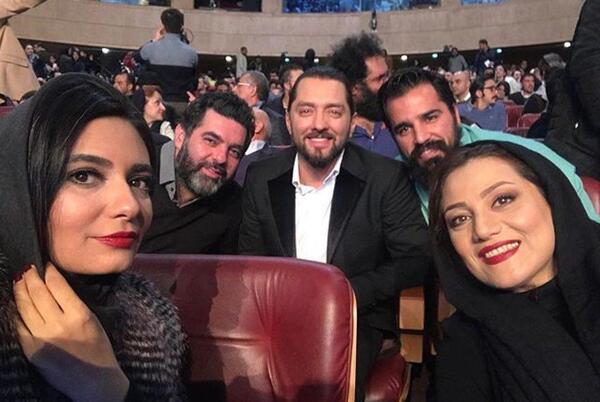 عکس لیندا کیانی و بهرام افشاری