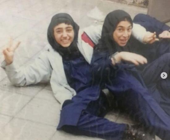 عکس شقایق فراهانی در کودکی