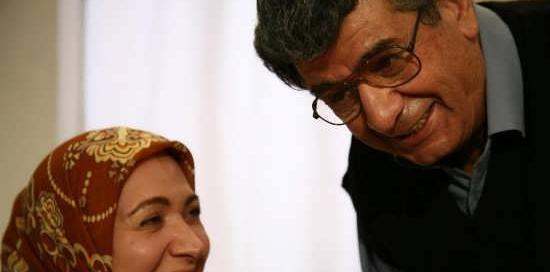 عکس افسانه ناصری و همسرش