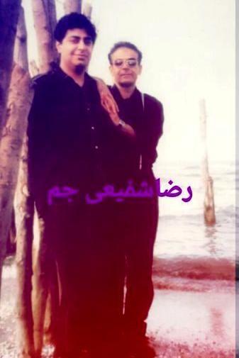 عکس جوانی رضا شفیعی جم