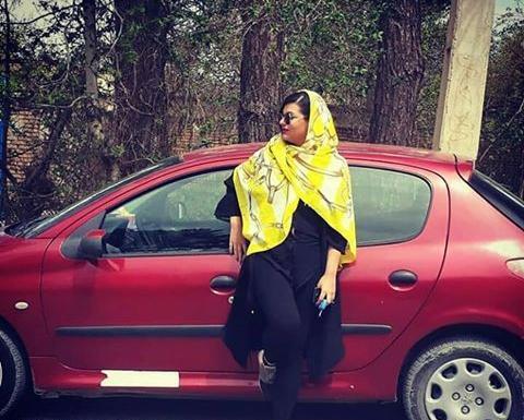 عکس دختر با ماشین اسپرت