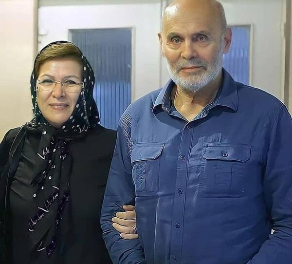 عکس های جمشید هاشم پور با همسرش
