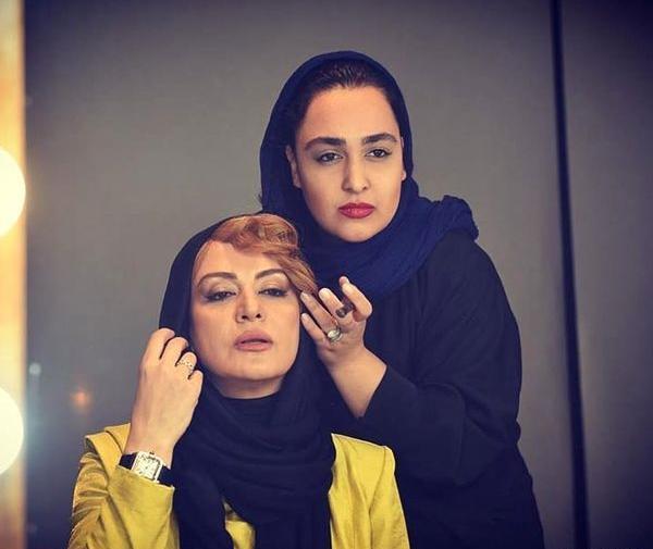 عکس در حال گریم