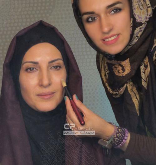 عکس در حال گریم