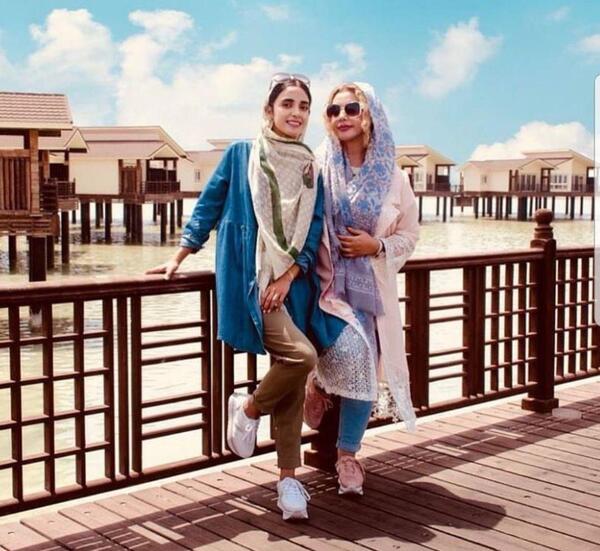 عکس الهه حصاری و میلاد کی مرام