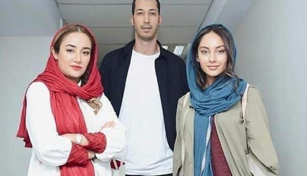 عکس بهاره افشاری با همسرش