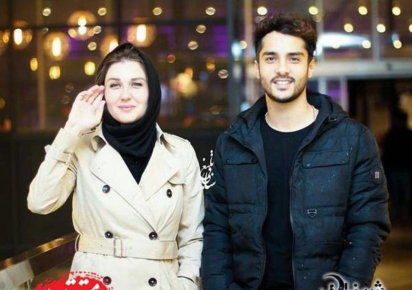 عکس ساعد سهیلی باهمسرش گلوریا هاردی