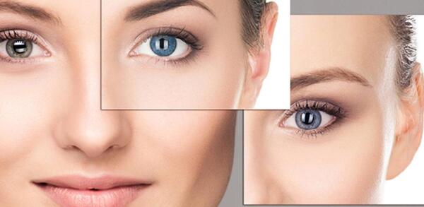 فتوشاپ عکس چشم