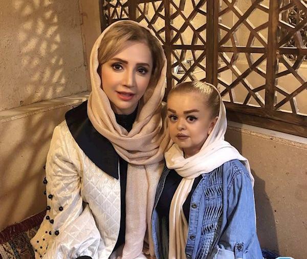 عکس شبنم قلی خانی و فرزندش