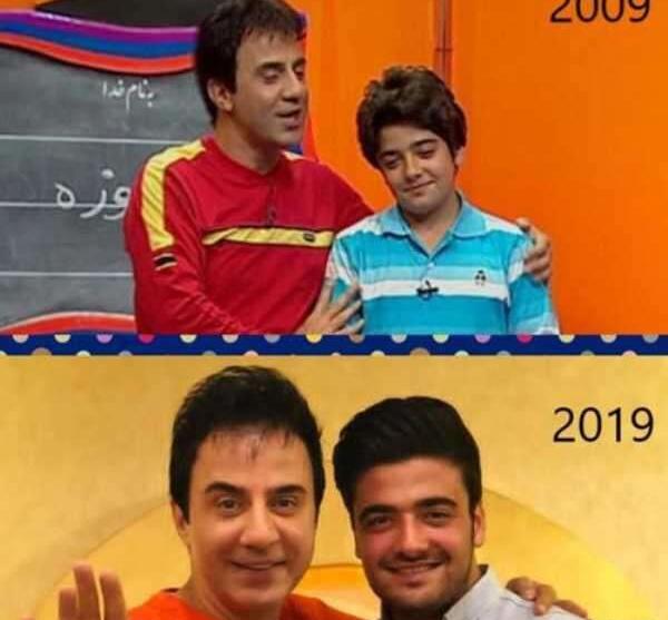عکس سهند جاهدی با مادرش