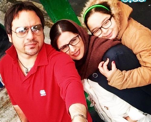 عکس های شهرام قائدی و دخترش