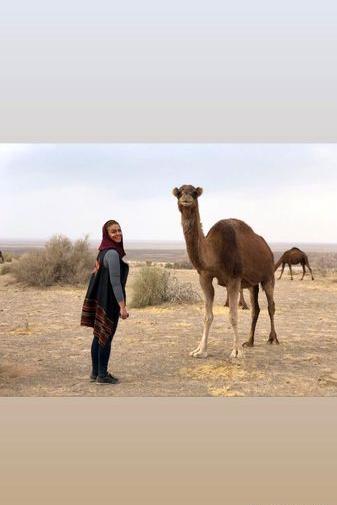 عکس شبنم فرشادجو کویر