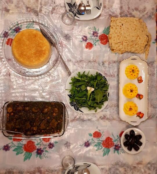 عکس سفره افطار