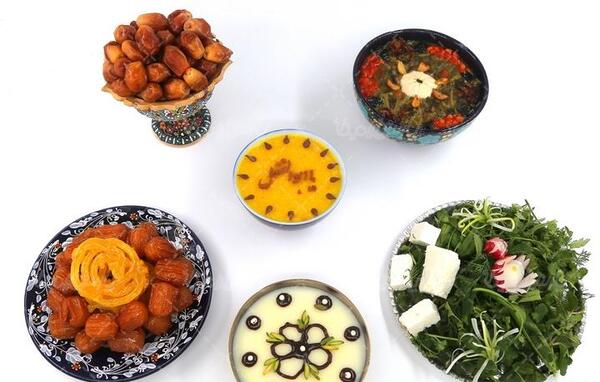 عکس سفره افطار