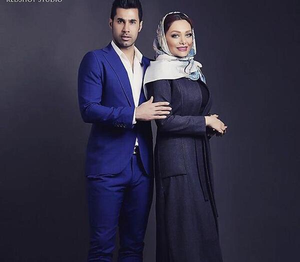 عکس محسن فروزان با همسرش