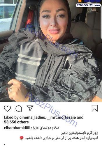 عکس ماشین الهام حمیدی