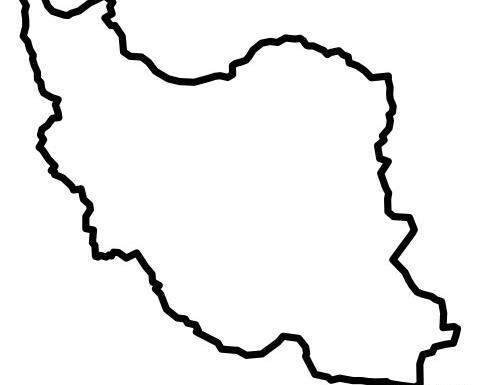 عکس نقشه ایران خام