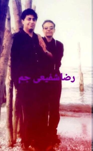 عکس رضا شفیعی جم و پسرش
