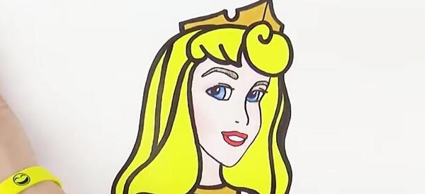 عکس نقاشی دختر پرنسس