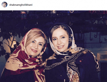 عکس شبنم قلی خانی با خواهرش