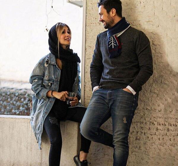 عکسهای شاهرخ استخری با زنش