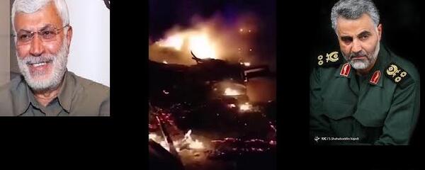 عکس تصاویر سردار سلیمانی لحظه شهادت