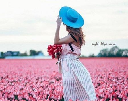 عکس پروفایل دختر از پشت سر در طبیعت