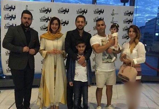 عکس بهرام رادان و همسر واقعی اش