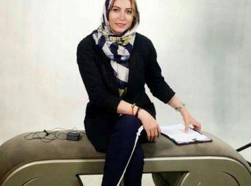 عکس فریبا نادری با ساپورت