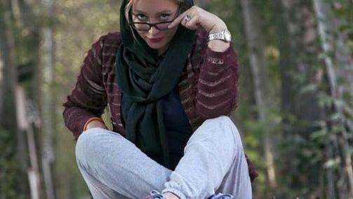 عکس فریبا نادری با ساپورت