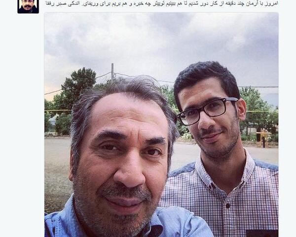 عکس خنده دار سیامک انصاری