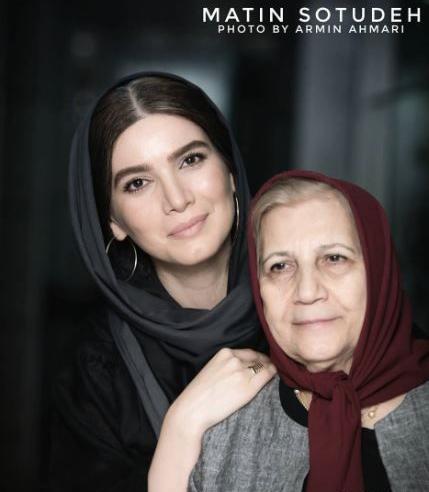 عکس پدر و مادر حدیث میرامینی